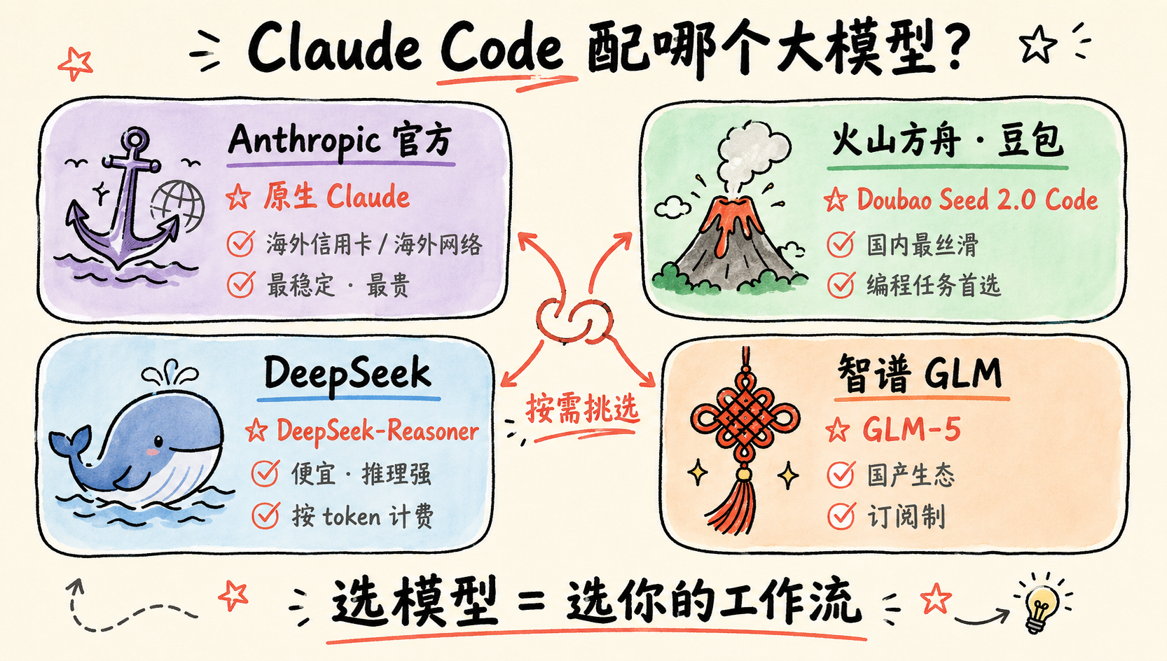 Claude Code 模型选择对比